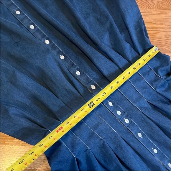 Anthropologie x Exquise The Tobie Button-Front Pleated Shirt Dress XL NWT READ - Picture 14 of 15